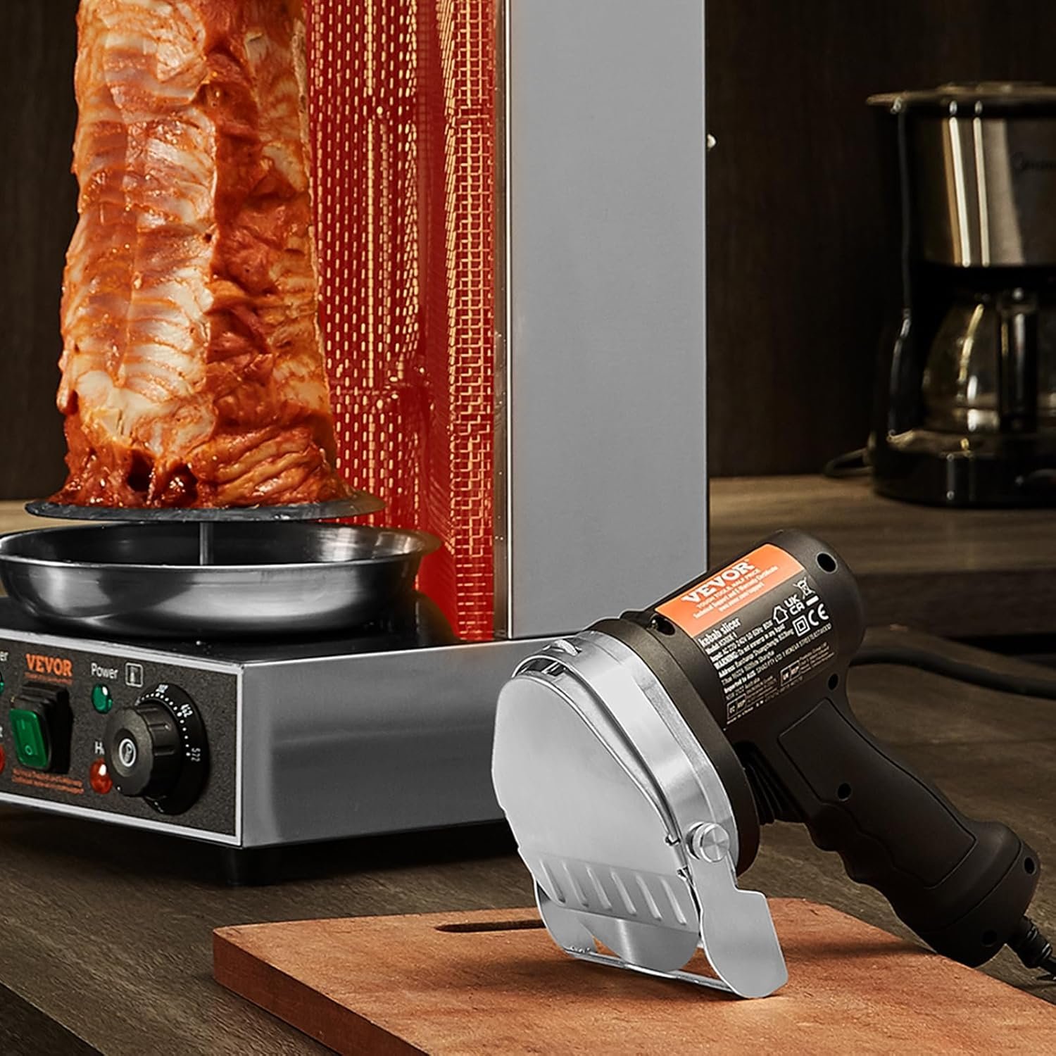 Электрический нож для шаурмы Vevor KS100E / Черный, фото №6 Электрический нож для шаурмы Vevor KS100E / Черный, фото №6