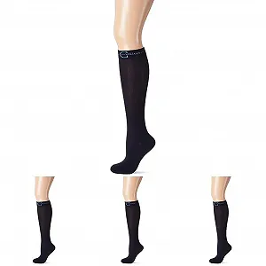 Шкарпетки для верхової їзди Covalliero Grado Жіночі Синій Ніч Розмір 4-6 (4 пари) - Фото 1