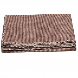 Плед David Fussenegger Lido Однотонний 140 x 200 см Корковий Коричневий - Фото 1