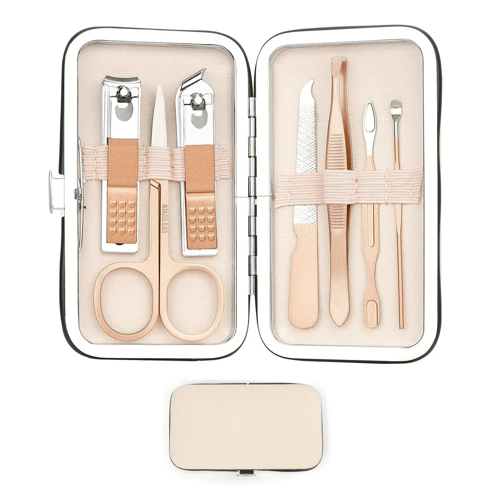 Набор для маникюра из нержавеющей стали для женщин и мужчин с дорожной сумкой, фото №1 Набор для маникюра из нержавеющей стали для женщин и мужчин с дорожной сумкой, фото №1