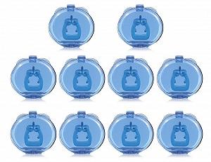 Кліпса проти хропіння з магнітом Без бренду, 10 шт, силікон - Фото 1