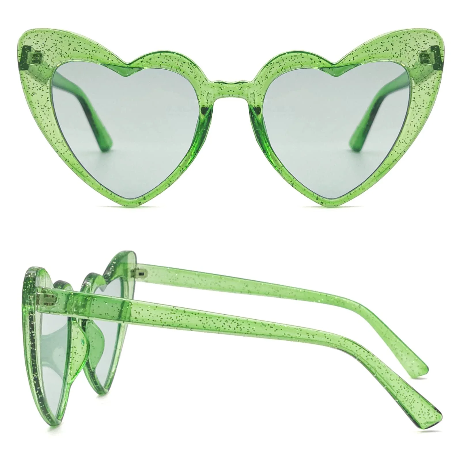 Сонцезахисні окуляри Ретро Серце Long Keeper Вінтажні жіночі у формі серця з захистом UV400, фото №2