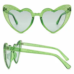 Солнцезащитные очки Ретро Сердце Long Keeper Винтажные женские в форме сердца с защитой UV400 synthetic.ua - Фото 1