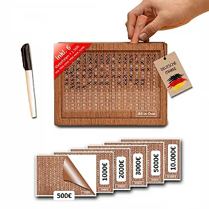 Скарбничка SparBox Bundle 6-in-1 Set з багаторазовими цілями економії та маркером - Фото 1