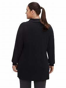 Женский Свитшот Больших Размеров Sheego Расслабляющий Из Функционального Материала с Карманами Спортивный synthetic.ua - Фото 1