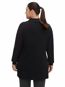 Женский Свитшот Больших Размеров Sheego Расслабляющий Из Функционального Материала с Карманами Спортивный synthetic.ua - Фото 1