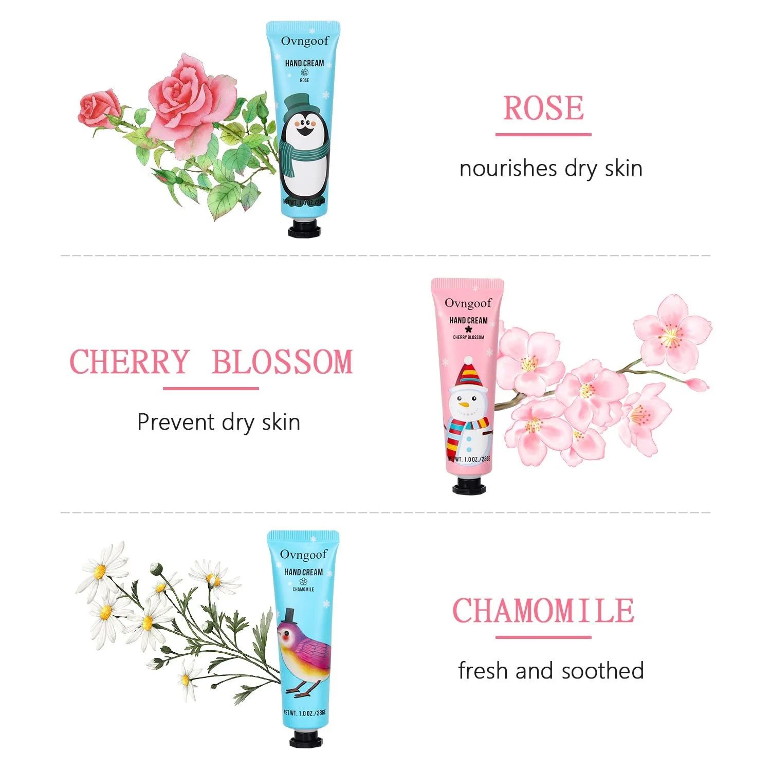 Крем для рук Набір (10 штук) Зволоження Різні аромати, фото №4