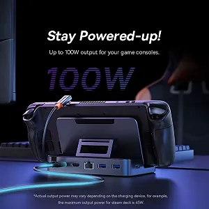 Док-станція Baseus 6в1 GamerX 100W для Steam Deck, ROG Ally, Nintendo, X Legion ціна на synthetic.ua - Фото 1 Док-станція Baseus 6в1 GamerX 100W для Steam Deck, ROG Ally, Nintendo, X Legion synthetic.ua - Фото 1