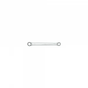 Ключ накидний двосторонній KS TOOLS CHROMEplus 518.0861 6x7 мм - Фото 1