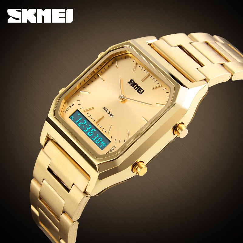 Годинник Skmei 1220GD Золотий, фото №3