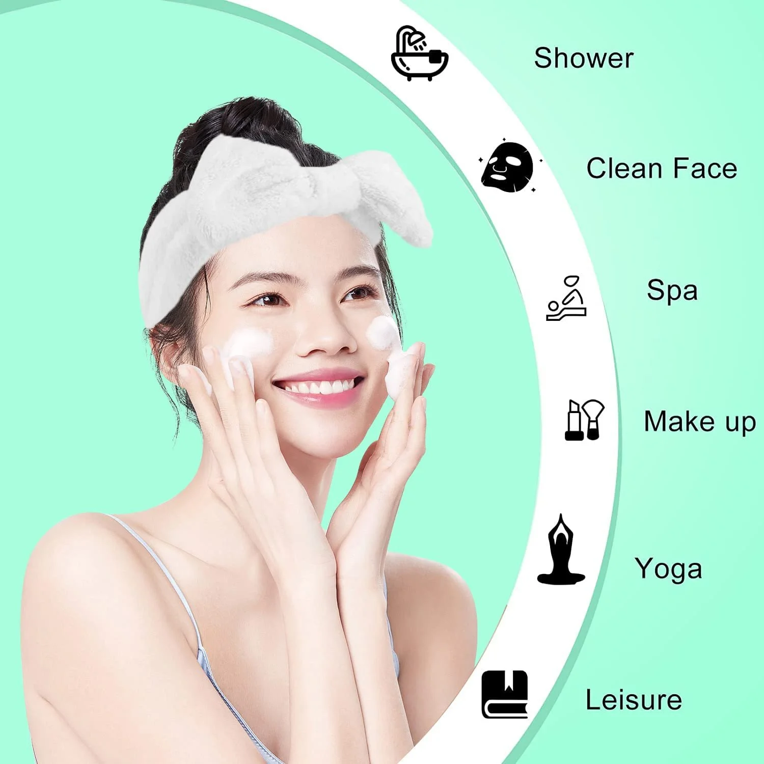 Пов'язка спа на голову, фото №3