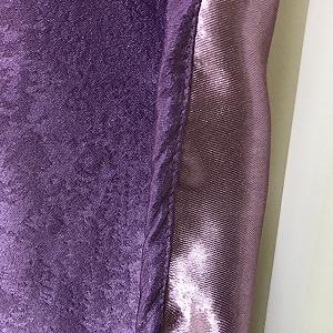 Шторы в детскую для девочки двухсторонние Блэкаут софт 150x270 cm (2 шт) ALBO Фиолетовые (SH-250-12) synthetic.ua - Фото 1