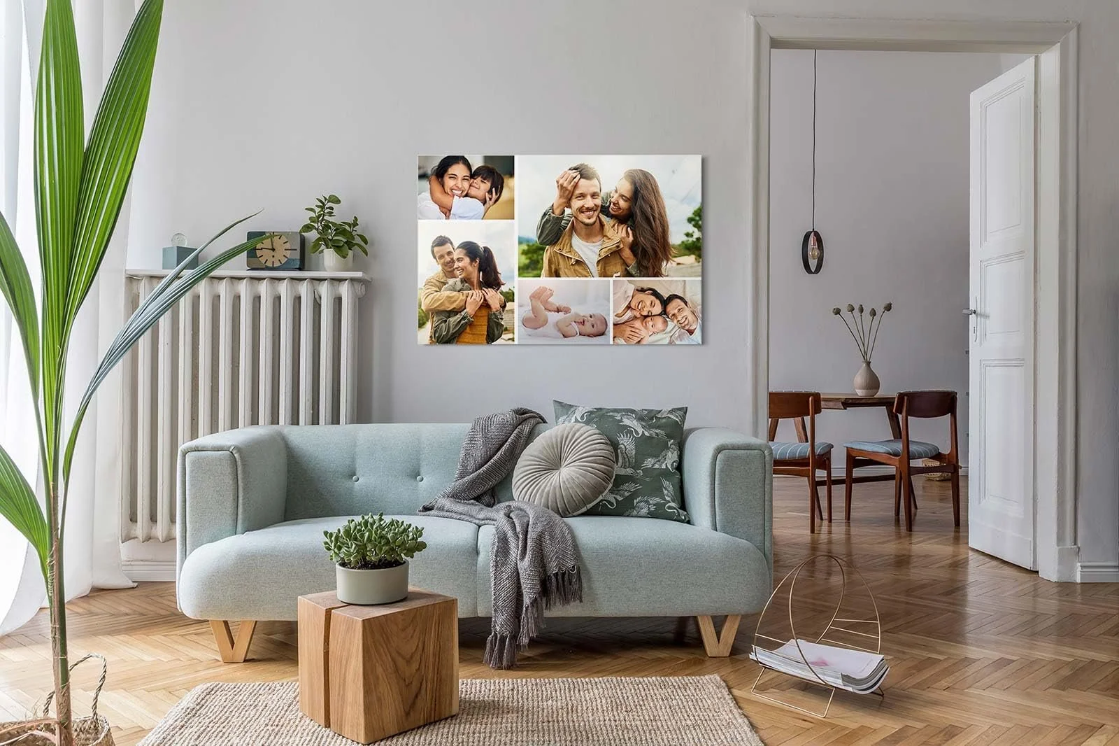 Картина на полотні Paul Sinus Колаж Індивідуальний друк фотографій на замовлення на дерев'яній рамі 2 см, фото №5