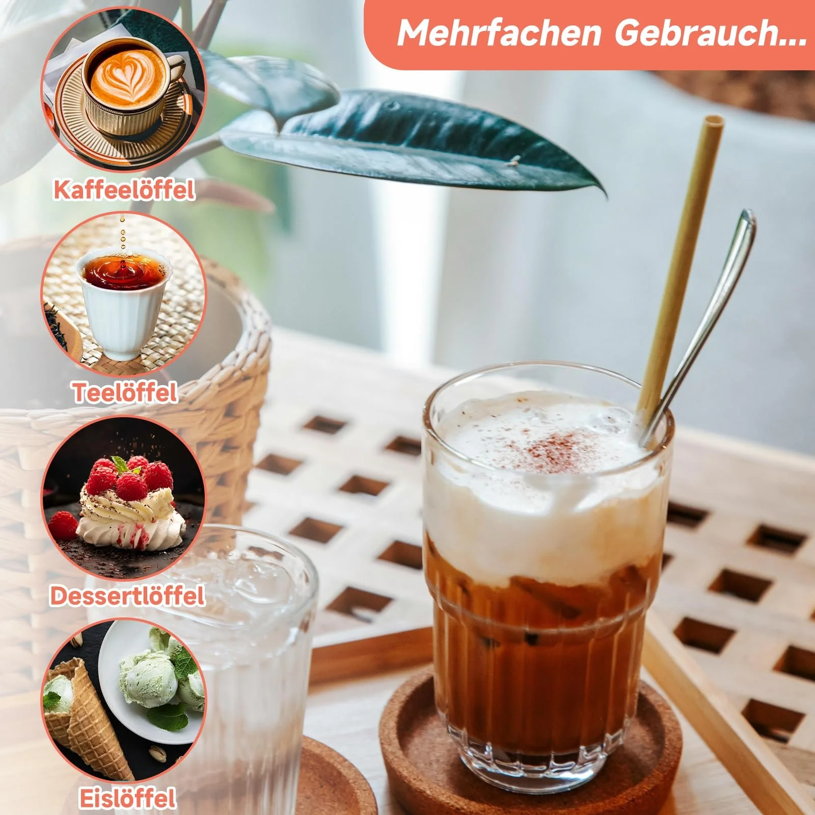 Ложка для кави з гравіюванням New Home New Adventure, набір 2 шт., фото №5