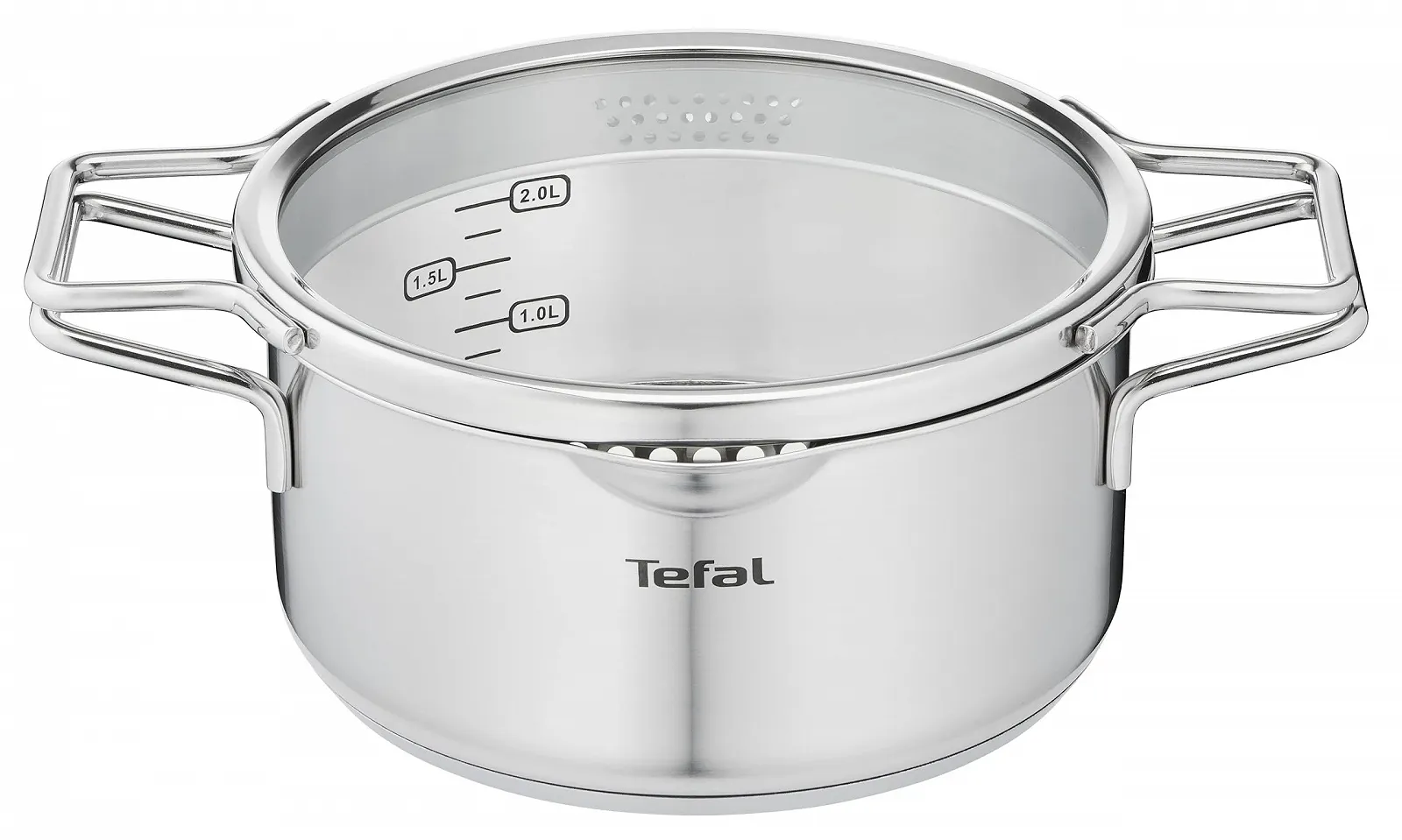 Каструля Tefal Nordica 20 см Нержавіюча сталь, фото №1