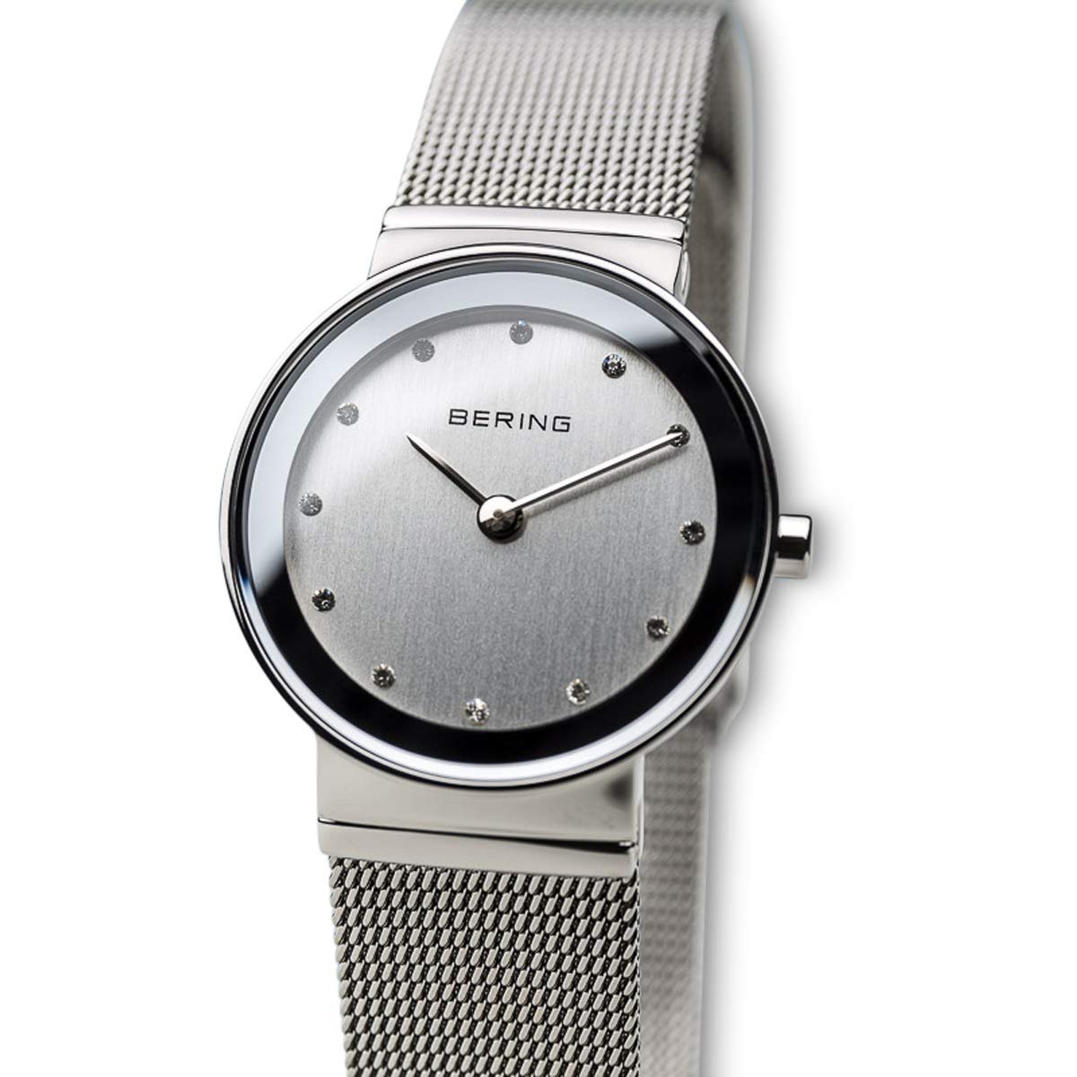 Женские аналоговые кварцевые часы Bering 10126-309 со стальным ремешком, фото №2