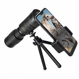 Монокуляр Portable 4K 10-300 x 40 мм Super Telezoom Монокуляр Телескоп Водонепроникний Протиподіл Монокуляр для смартфонів - Фото 1
