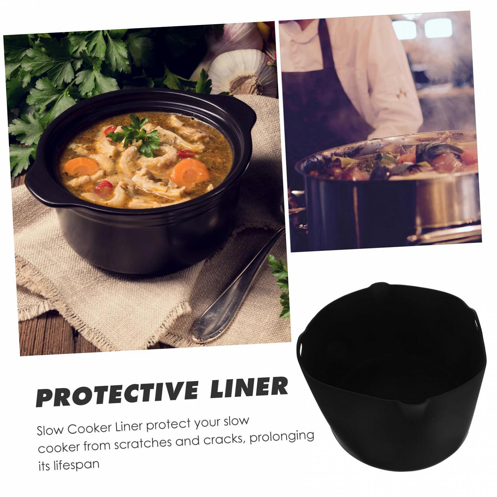 Вставка NAMOARLY Liner Reusable Силиконовая Многофункциональная для медленного приготовления Посуда Разделитель Негерметичная, фото №5