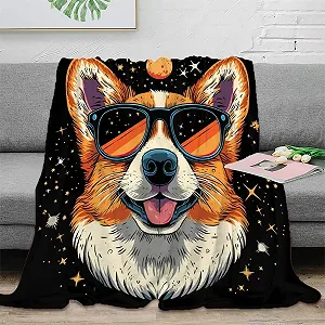 Покривало Багатоцільовий Geek Corgi Extra Soft Бавовна Чотири Сезони 200 x 230 см synthetic.ua - Фото 1