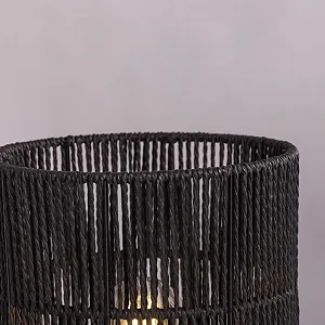 Настільна лампа GREENICE Bayamo сталева чорна E27 IP27 synthetic.ua - Фото 1