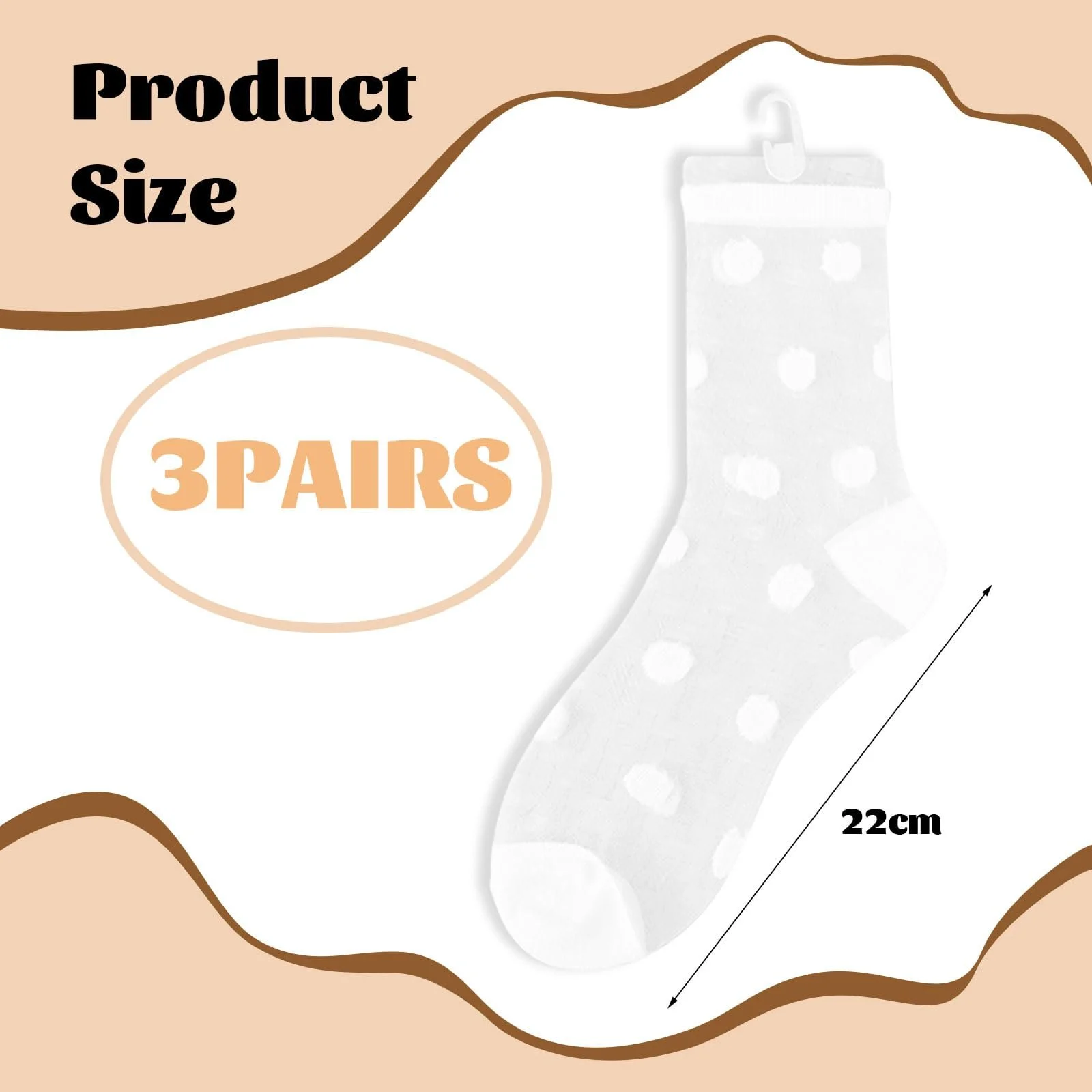 Шкарпетки Жіночі 3 Пари з Вишивкою, фото №2