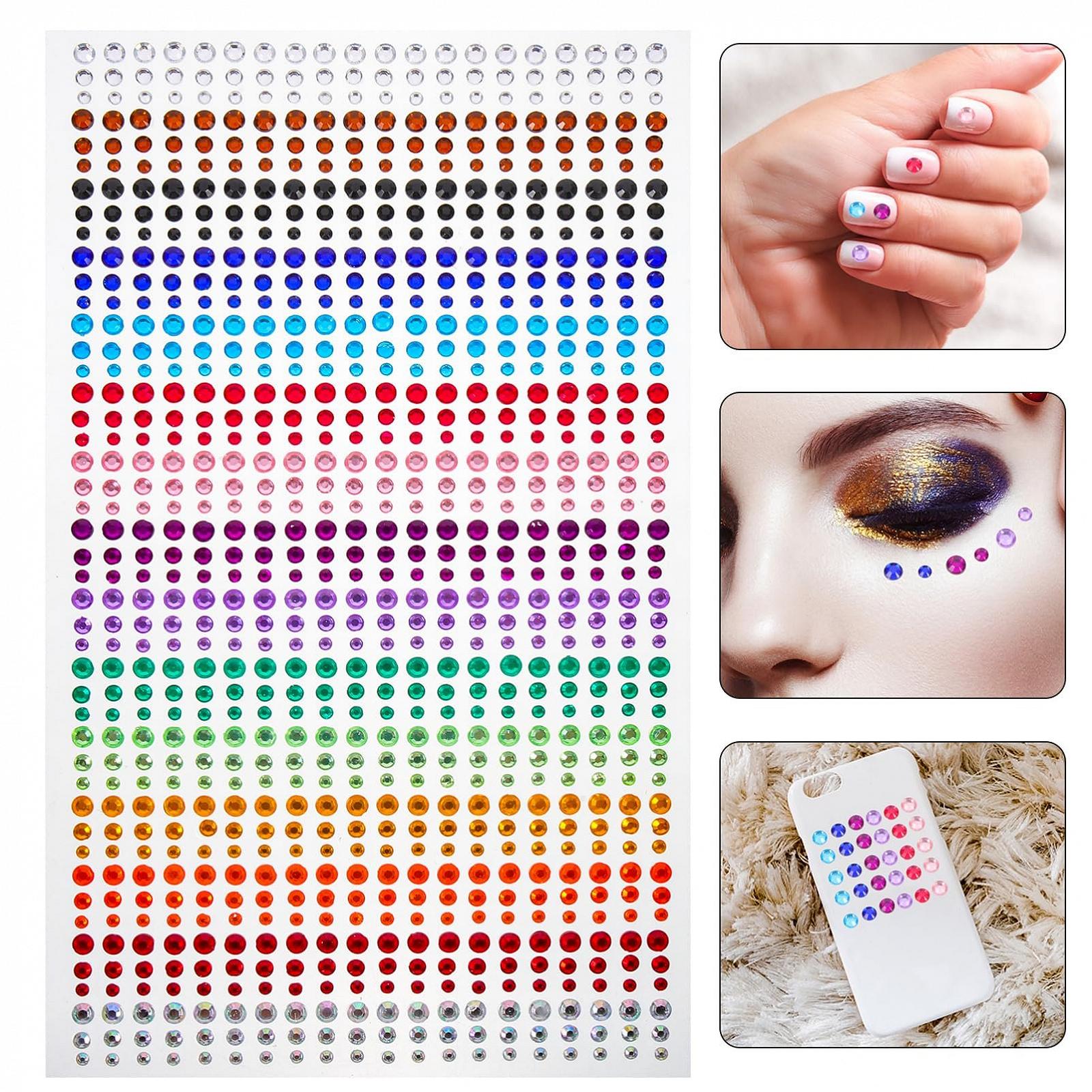 Стрази FRCOLOR 3 аркуші для нігтів, фото №2