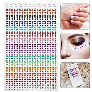 Стразы FRCOLOR 3 листа для ногтей synthetic.ua - Фото 1