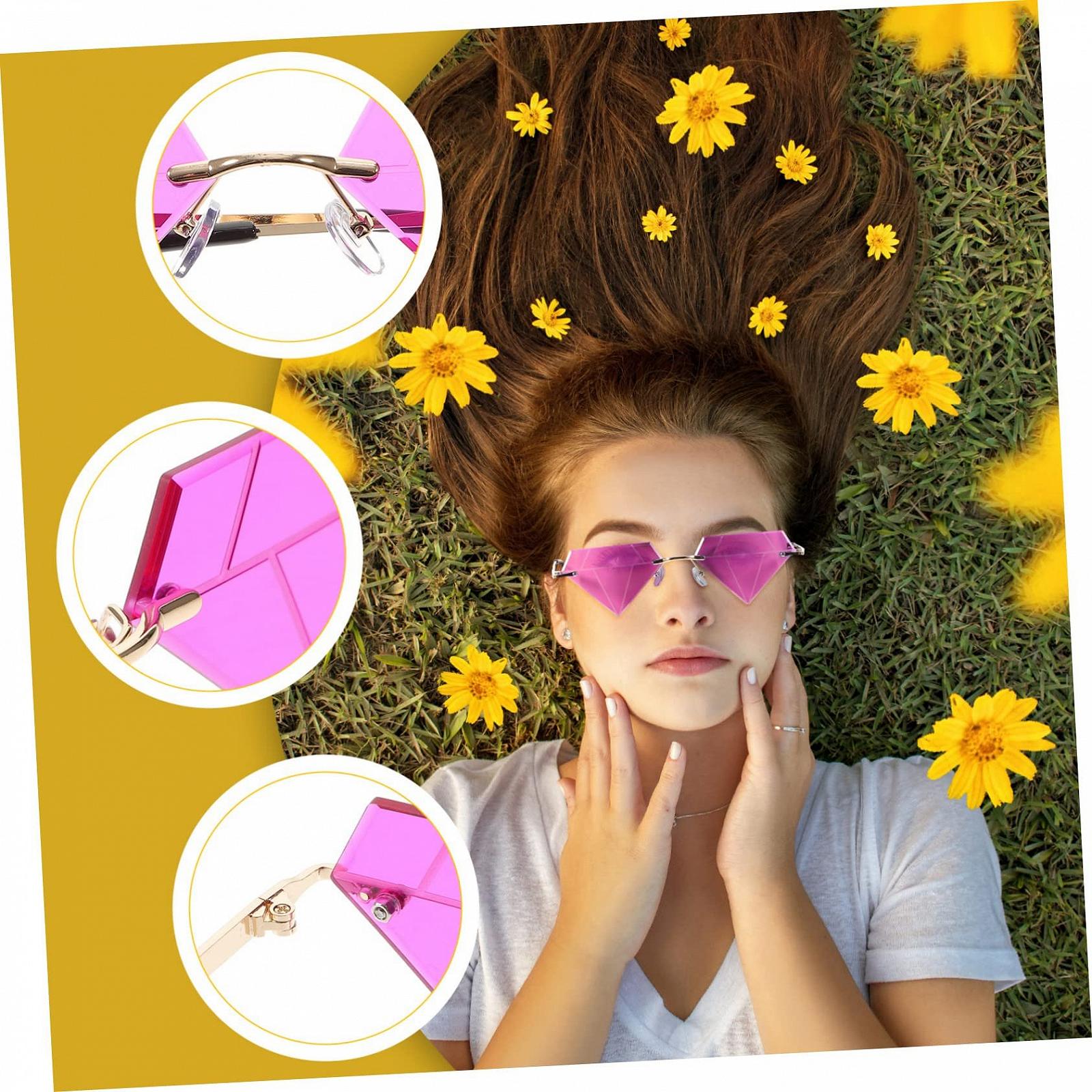 Сонцезахисні окуляри VALICLUD Без оправи Діамант, фото №6