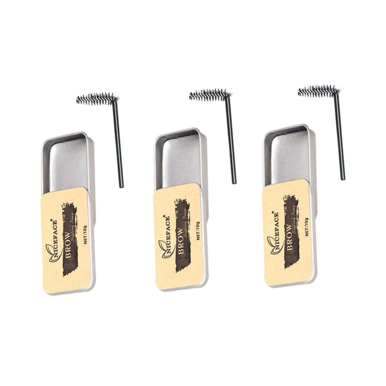 Сефін для брів DOITOOL 3 сета прозорий, фото №1