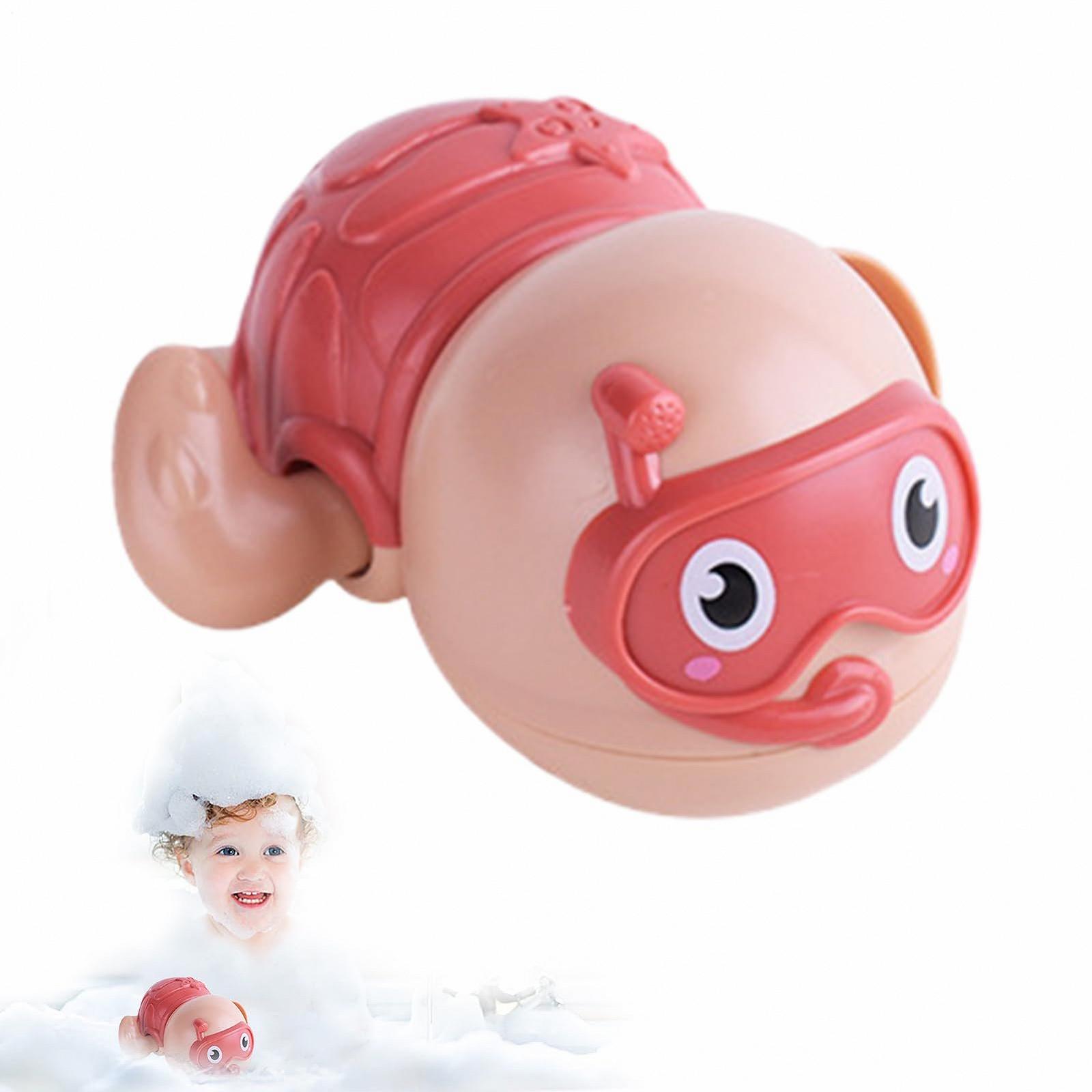 Игрушка для ванны плавающая черепаха заводная, интерактивная, фото №6