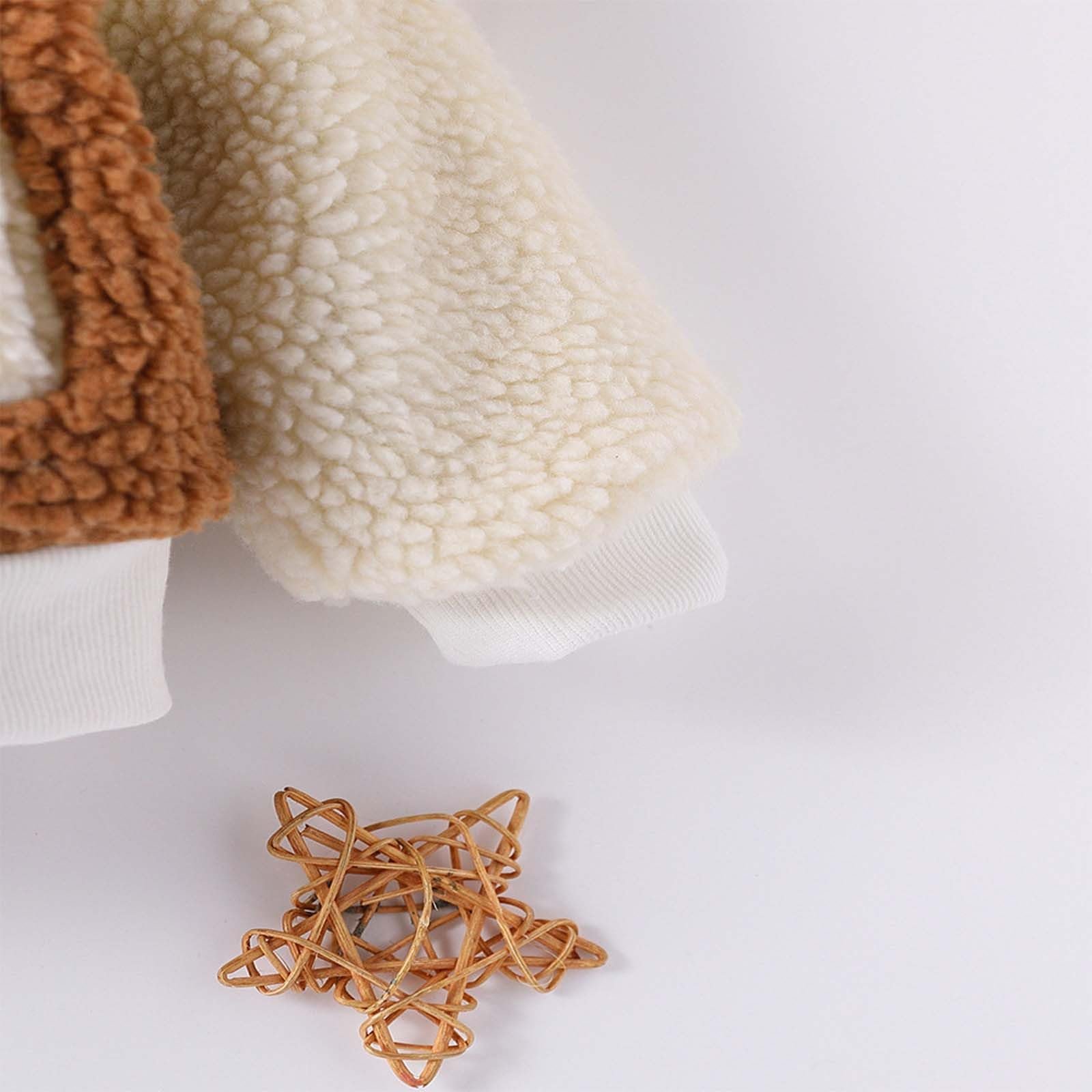 Зимнее пальто для детей Модель с рисунком собаки, плюшевое, утолщенное, на молнии, теплое, дышащее, фото №8 Зимнее пальто для детей Модель с рисунком собаки, плюшевое, утолщенное, на молнии, теплое, дышащее, фото №8