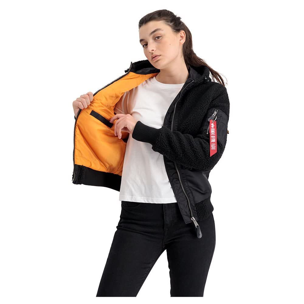 Куртка Alpha Industries Zip Hood Teddy Wmn, фото №5