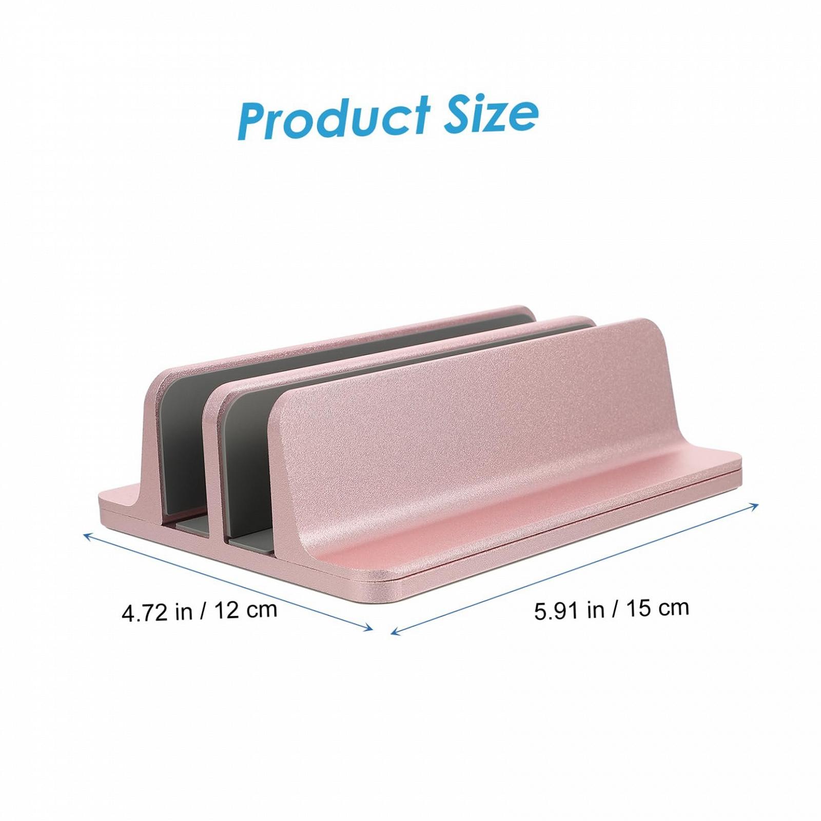 Вертикальна Підставка для Ноутбука з Двома Слотами Міцний Тримач, фото №5