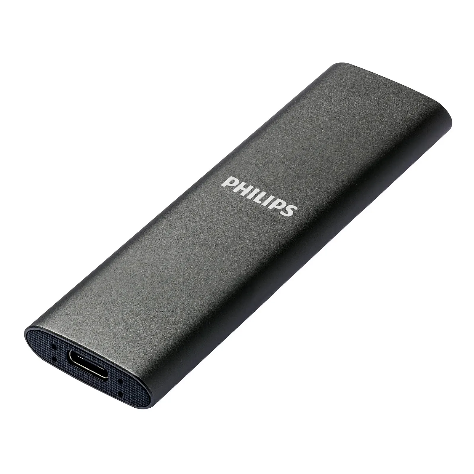 Внешний портативный SSD Philips 1 TB Ultra Slim SATA USB-C 540 MB/s Алюминиевый, фото №1