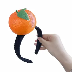 Обруч для волосся Мультяшні фрукти та овочі Морква - Фото 1