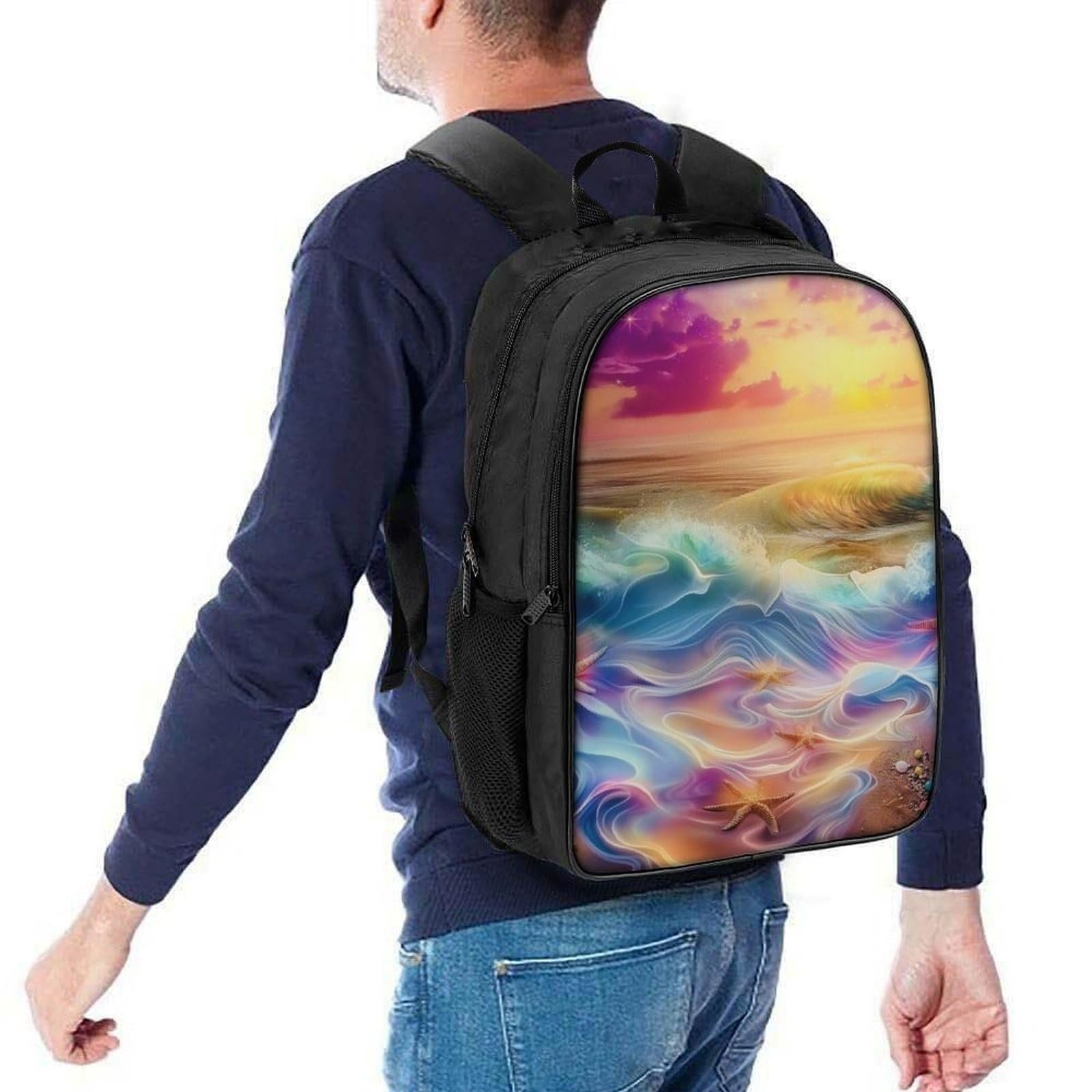 Рюкзак шкільний Dream Beach FPAKAKIIE Style-1, 40 x 28 x 16 см, фото №5
