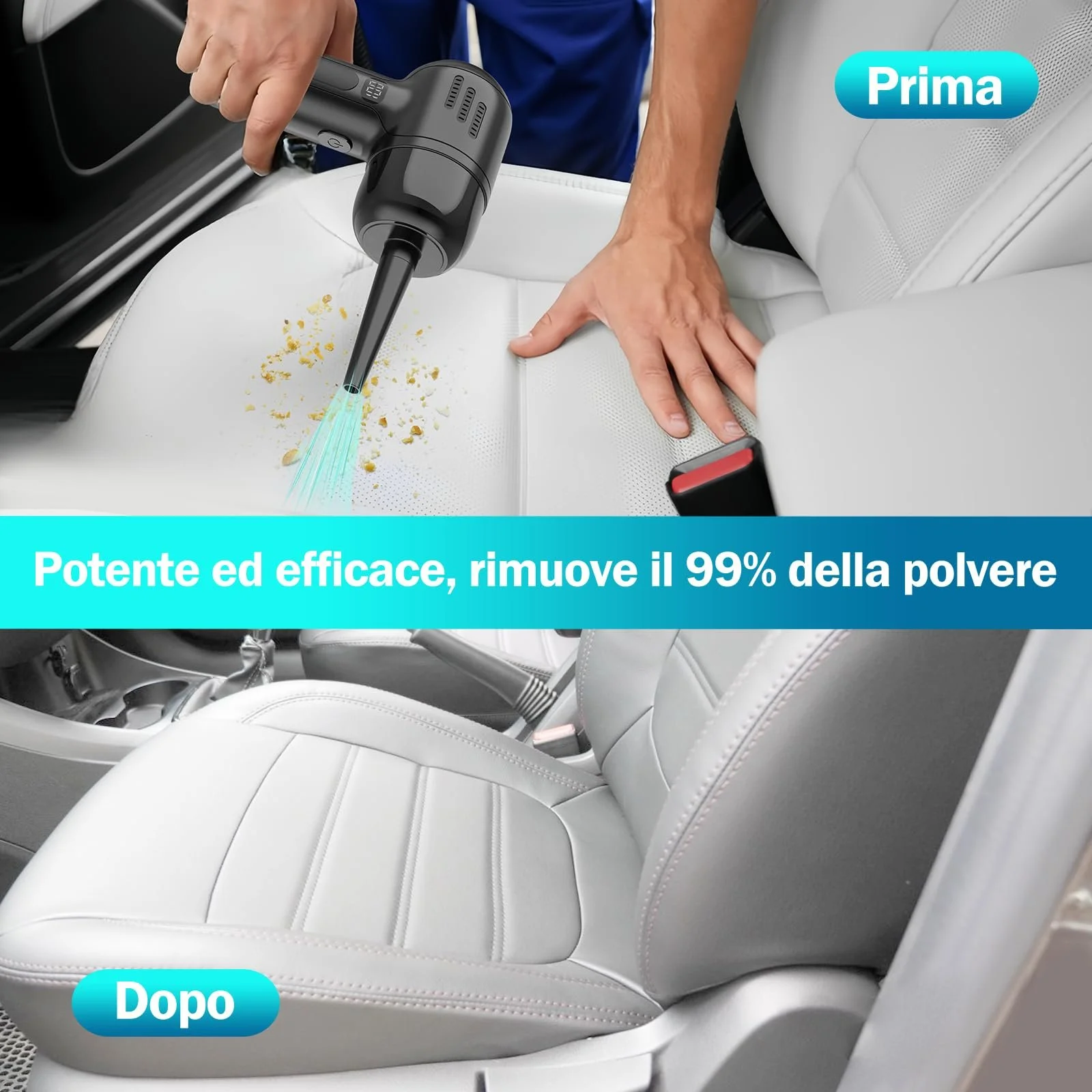 Електрична повітродувка ULtronics X 3 швидкості 165 000 об/хв 10 400 мАг Акумуляторна, фото №6