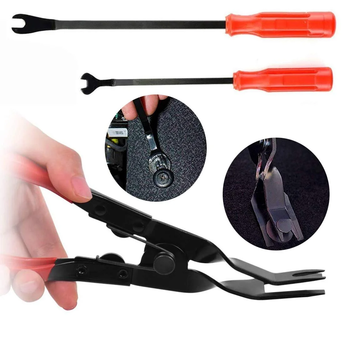 Набор клещей UTSAUTO для снятия клипс, 3 шт., фото №3