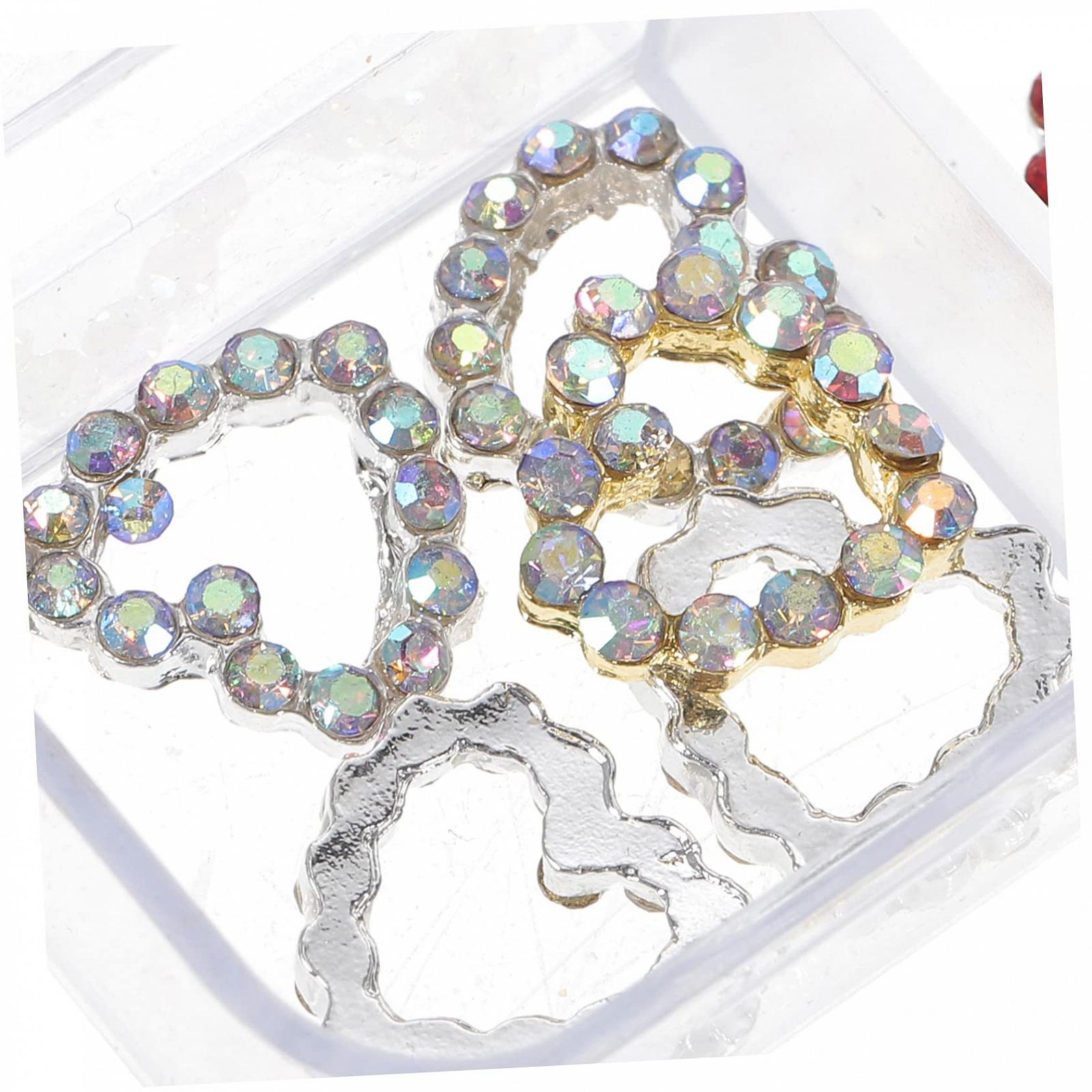 Стразы для ногтей Beavorty Сердце, 30 шт, фото №4