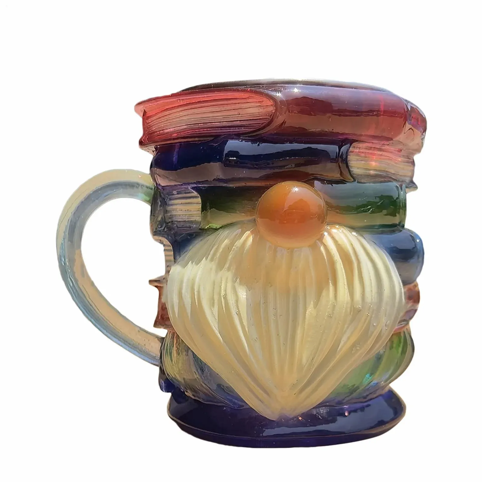 Розписний Книжковий кухоль, 3D Штабель книг з синтетичної смоли для кави та чаю, фото №1