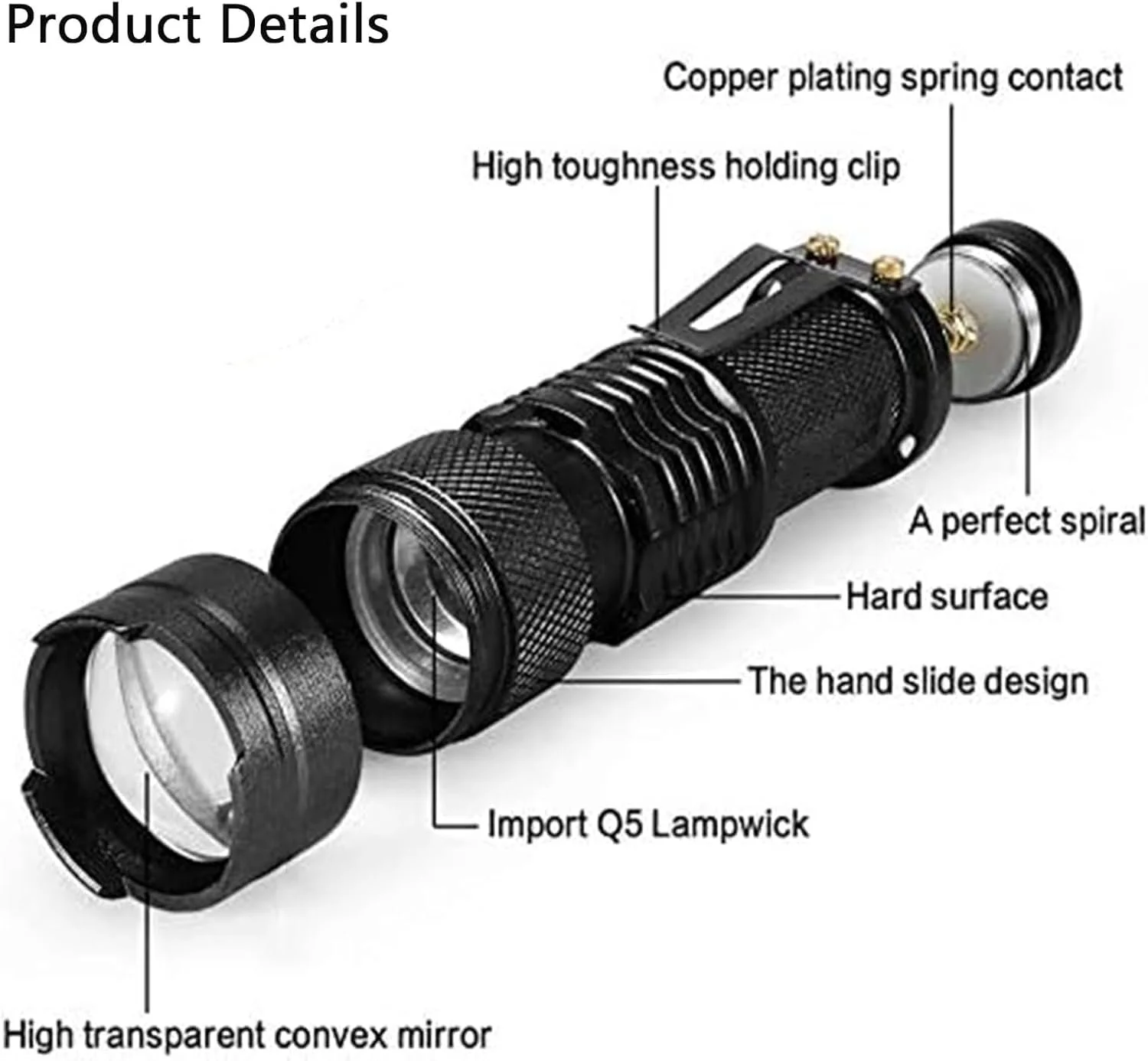 Фонарик MODOAO с красным светом, С регулируемым зумом, Водонепроницаемый, с клипсой, 3 режима освещения, для кемпинга, ночной рыбалки, пешего туризма, ночного видения, астрономии, чрезвычайных ситуаций и ежедневного использования, фото №4 Фонарик MODOAO с красным светом, С регулируемым зумом, Водонепроницаемый, с клипсой, 3 режима освещения, для кемпинга, ночной рыбалки, пешего туризма, ночного видения, астрономии, чрезвычайных ситуаций и ежедневного использования, фото №4