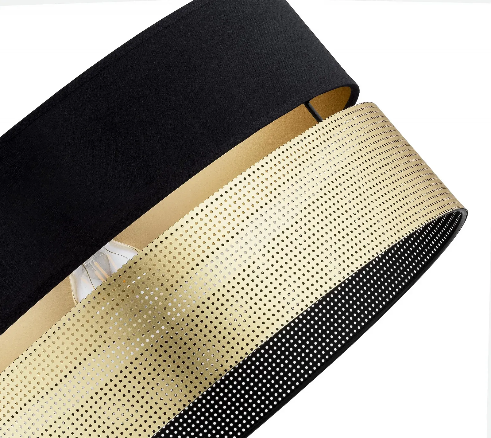 Настільна лампа E27 LED 1-Bulb Чорно-золота, фото №5