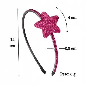 Обруч Диамантовый Искрящийся для Девочек 0.5 см со Звездой 4 см 356-802 synthetic.ua - Фото 1