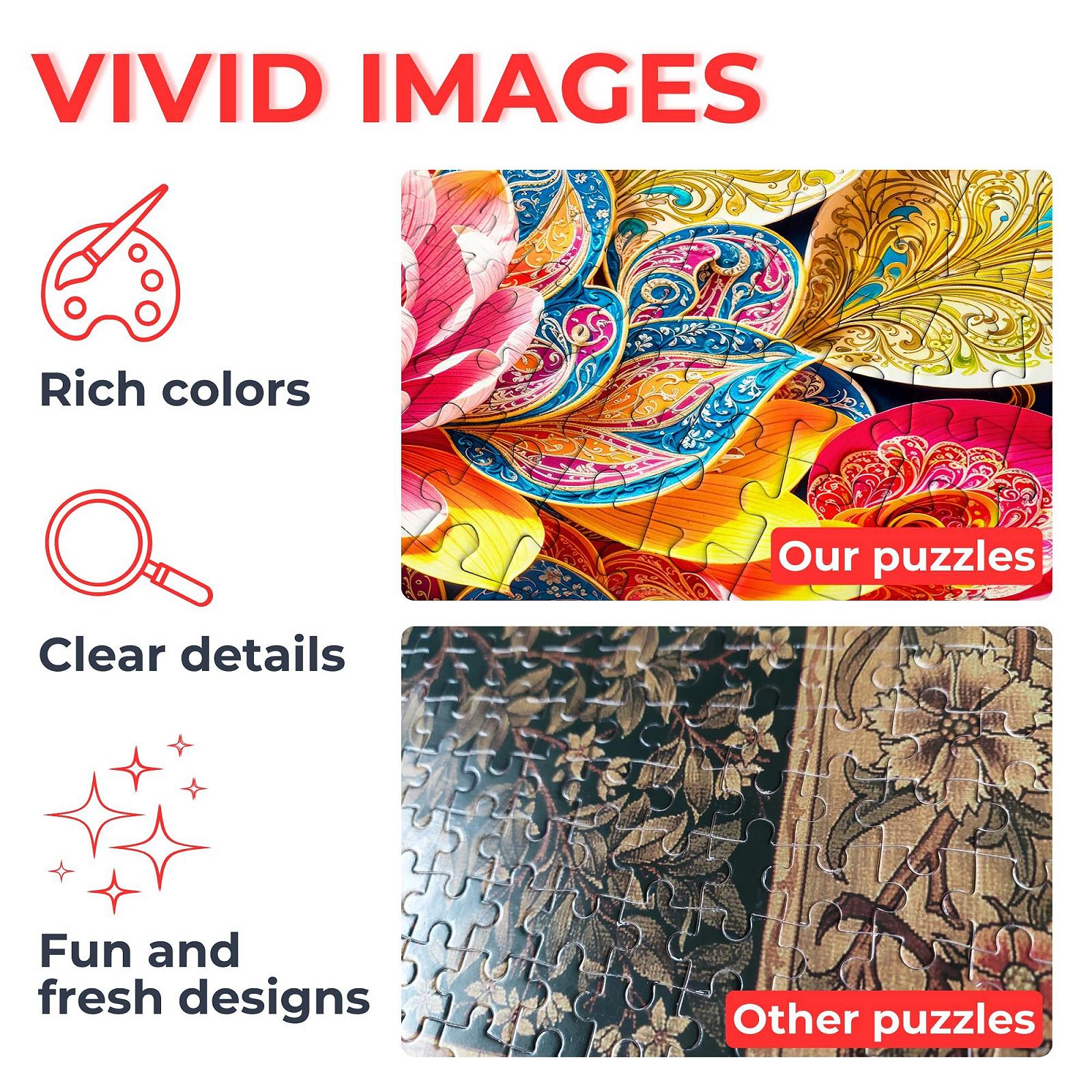 Пазл ENJOY Puzzle Abstract Cat with Many Funny Eyes 1000 елементів Матовий, фото №6