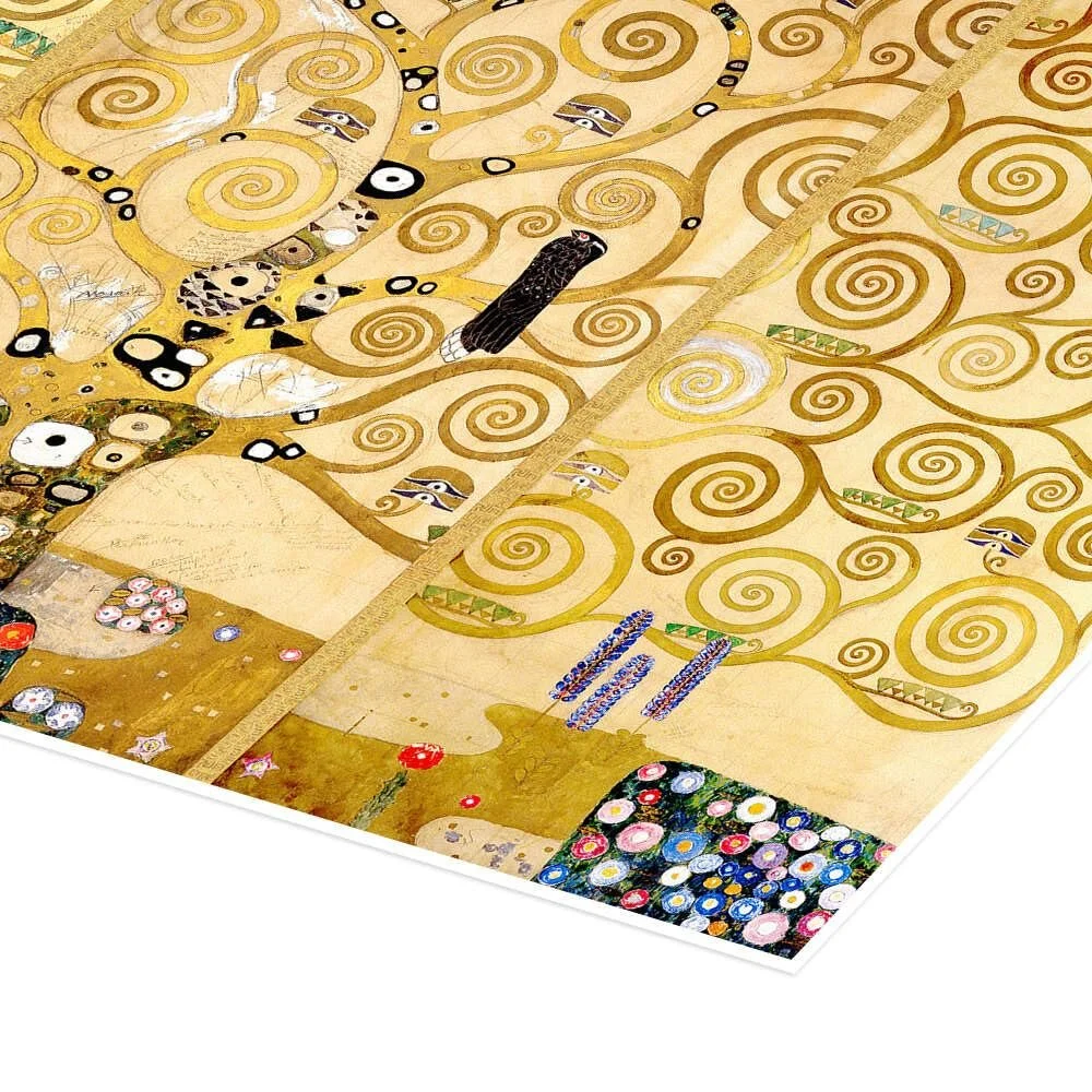 Постер Gustav Klimt The Tree of Life 120 x 80 см Yellow, фото №3