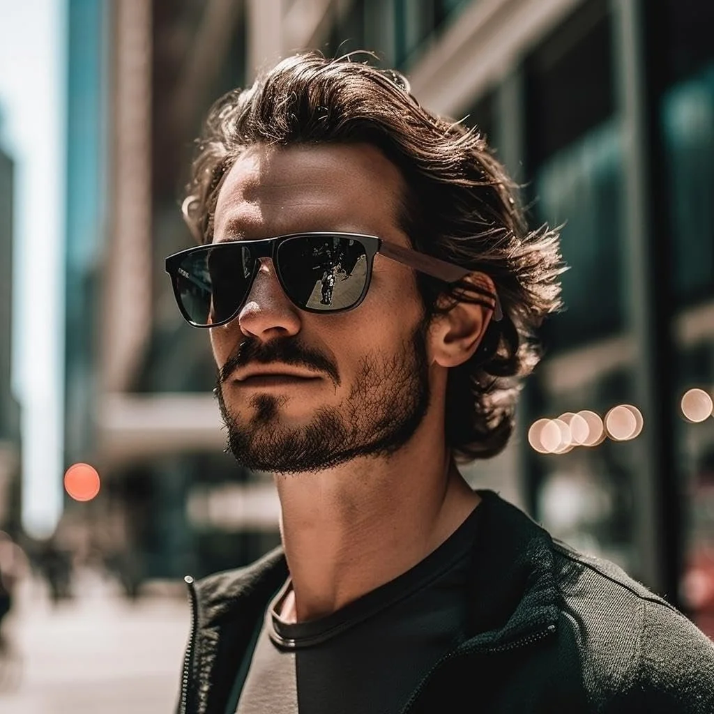 Поляризованные солнцезащитные очки ретро стиля WOODONLY квадратные с защитой UV400 для мужчин и женщин, фото №2