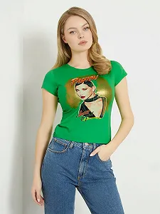 Жіноча футболка Guess Jeans - Фото 1