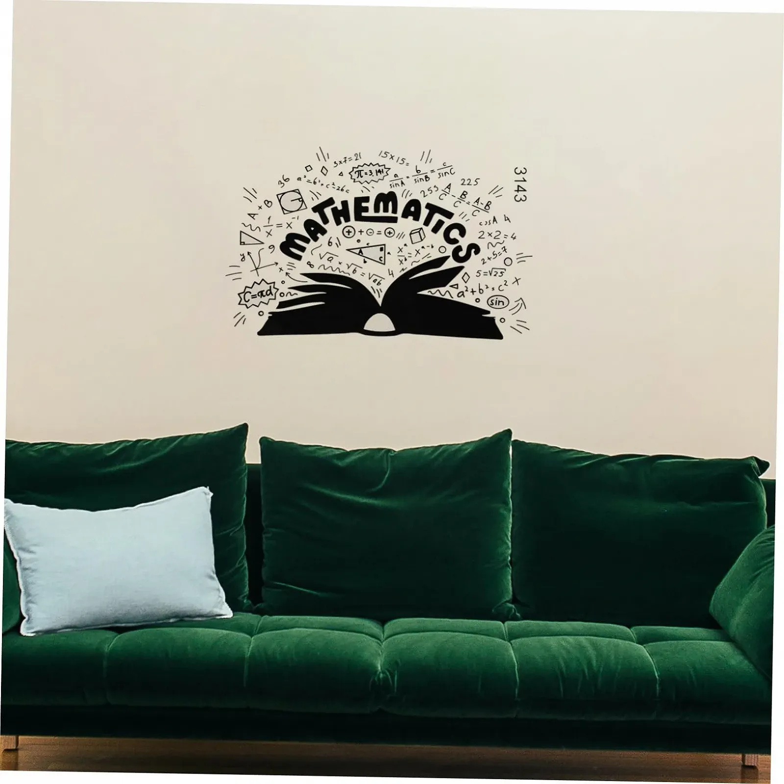 Наклейка на стіну Mathematics Formulas Numbers самоклеюча, фото №6