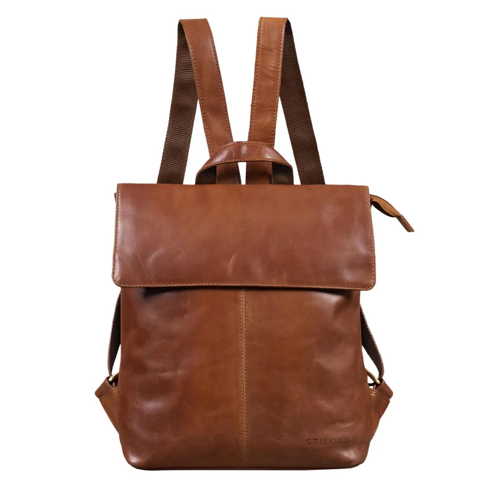 Рюкзак STILORD Charlie 13.3" Genuine Leather Brown, фото №1