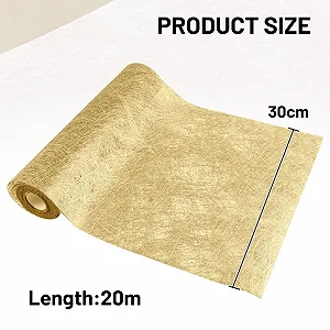 Купити Ранер для столу Fleece 30 cm x 20 m Gold - Фото 1 Ранер для столу Fleece 30 cm x 20 m Gold - Фото 1